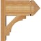Ekena Millwork Merced Arts & Crafts Rough Sawn Outlooker, Western Red Cedar, 8"W x 16"D x 16"H OUT08X16X16MRC03RWR - alternate 3